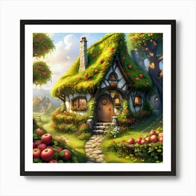 Fairy Apple Cottage #3 Art Print