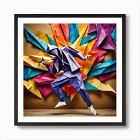 Origami Dancer 139 Art Print