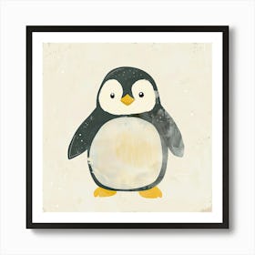 Charming Illustration Penguin2 Art Print
