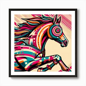 Psychedelic Horse 1 Art Print