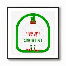 The Best Way To Spread Christmas Cheer Is Teaching Computer Art Print