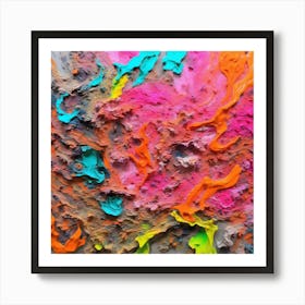 She's watching you Abstract Painting Art Print