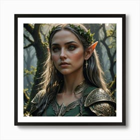 Elf Girl Art Print