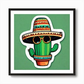 Mexican Cactus 23 Art Print