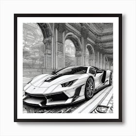 Lamborghini 108 Art Print