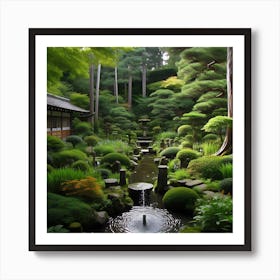 Japanese Garden 2 Art Print