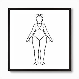 Woman In A Bikini 3 Art Print
