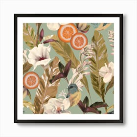 New Tropicals Botanical Jungle Art Print