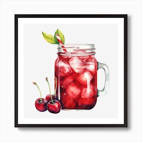 Cherry Margarita 4 Art Print