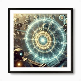 Energy Disruption Fields Converted Art Print