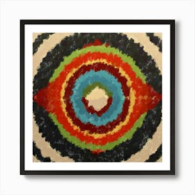 Orbital Symmetry Shaman's Circle Art Print