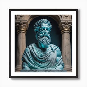 Bust Of Socrates Art Print