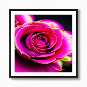 Pink Roses 1 Art Print