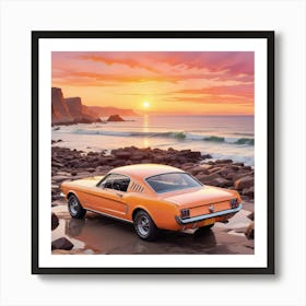 Car Art 402 Art Print