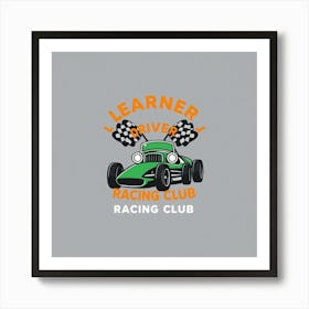 Learner River Racing Club Logo Art Print