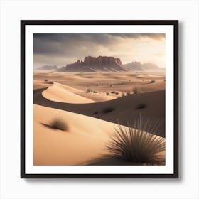 Desert Landscape 5 Art Print