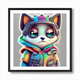 Kitty Cat 1 Art Print