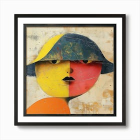 Woman In A Hat Art Print