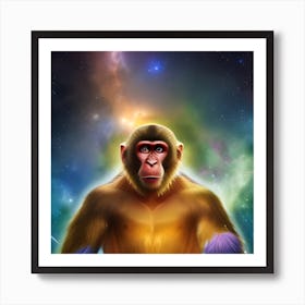 The Monkey (Two) Art Print