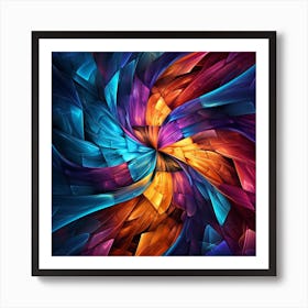 Abstract Swirl Art Print