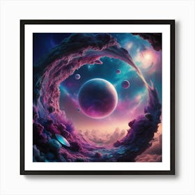 Space - Painting Art Print