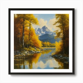 Autumn In The Mountains 1 Art Print