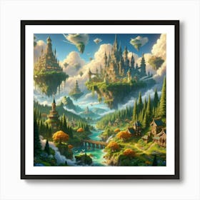 Fairytale Castle 1 Art Print