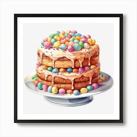 Easter Cake 6 Art Print