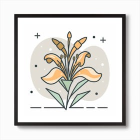 Lily Flower Art Print