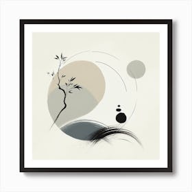 Yin And Yang Art Print