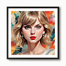 Taylor Swift Ar2 Art Print