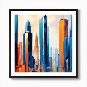 Cityscape 16 Art Print