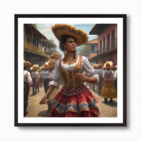 Mexican Woman 2 Art Print