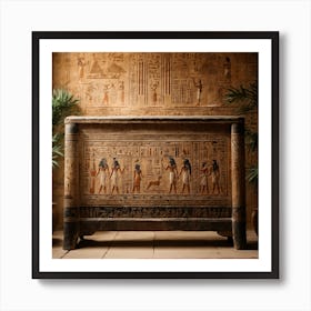 Egyptian Chest Art Print