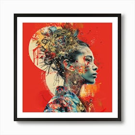 Asian Woman Art Print