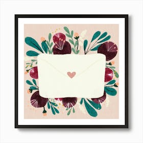 Valentine'S Day Card Art Print