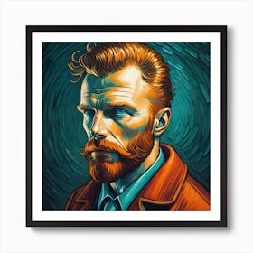 Portrait Of Van Gogh Art Print