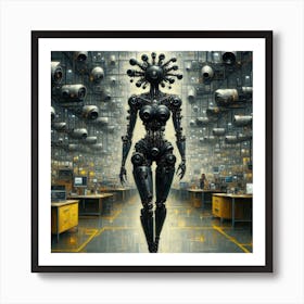 Robot Woman 29 Art Print