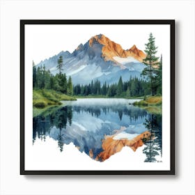 Mountain - Jigsaw Puzzle Art Print