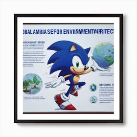 Sonic The Hedgehog 34 Art Print