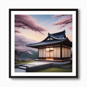 Japanese Pagoda Art Print