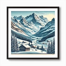 Switzerland Art Print