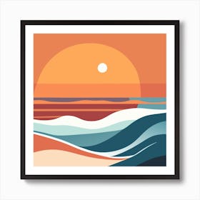 Colorful Beaches (14) Art Print