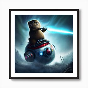 Star Wars Otter Art Print