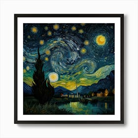 Starry Night 27 Art Print