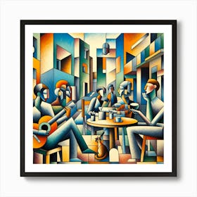 New abstract Picasso Picture Art Print