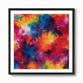 BB Borsa Multicolor Splatter Art Print