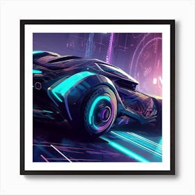 Futuristic Car Art Print