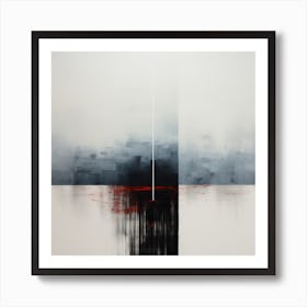 Minimalist Abstract Square 2 Art Print