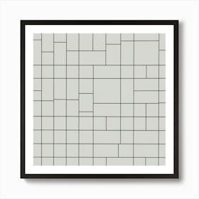 Tile Pattern Art Print